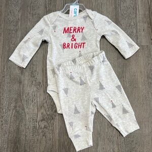 Carter’s Just One Merry and Bright 2 Piece Holiday Set